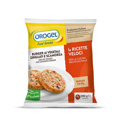 Maxi Burger ai Vegetali Grigliati e Scamorza
