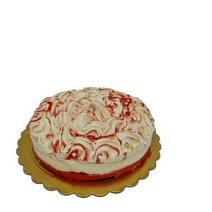 Torta Gelato Fior di Latte e Fragola KG 0,7